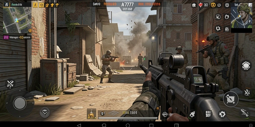 Tangkapan layar gameplay luar biasa A7777 dengan aksi memukau.