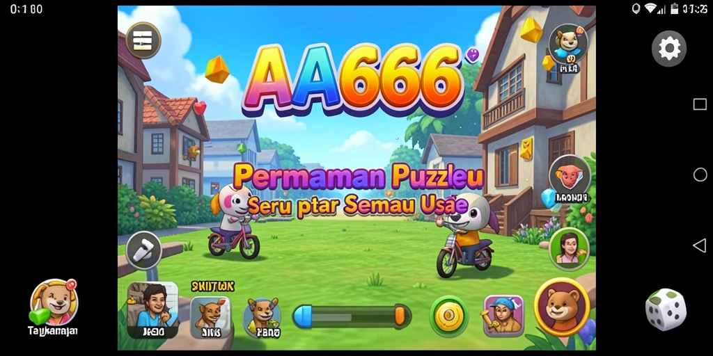 Tampilan gameplay menarik dan penuh tantangan dari AA666.