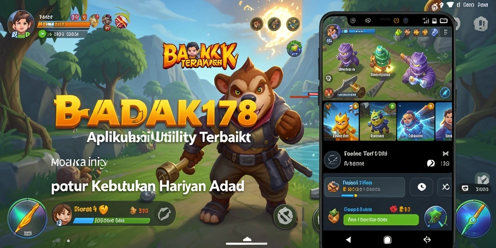 Tampilan antarmuka BADAK178 yang sederhana dan mudah dipahami.