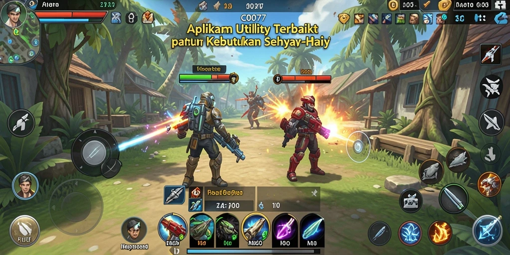 Tampilan aplikasi C0077 dengan fungsi Utility yang lengkap.