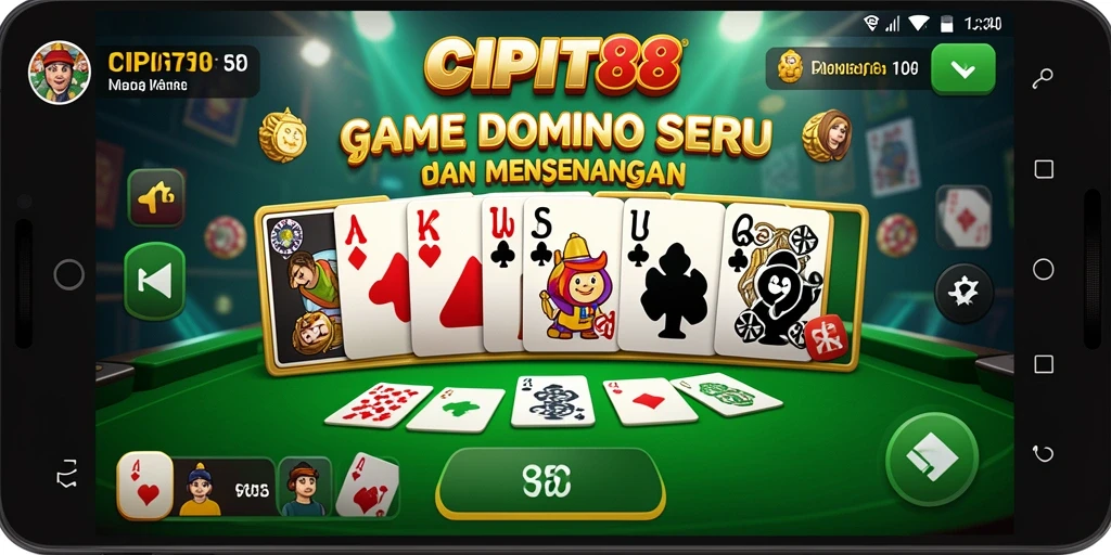 Tangkapan layar gameplay CIPIT88 yang menampilkan momen seru saat bermain Domino.