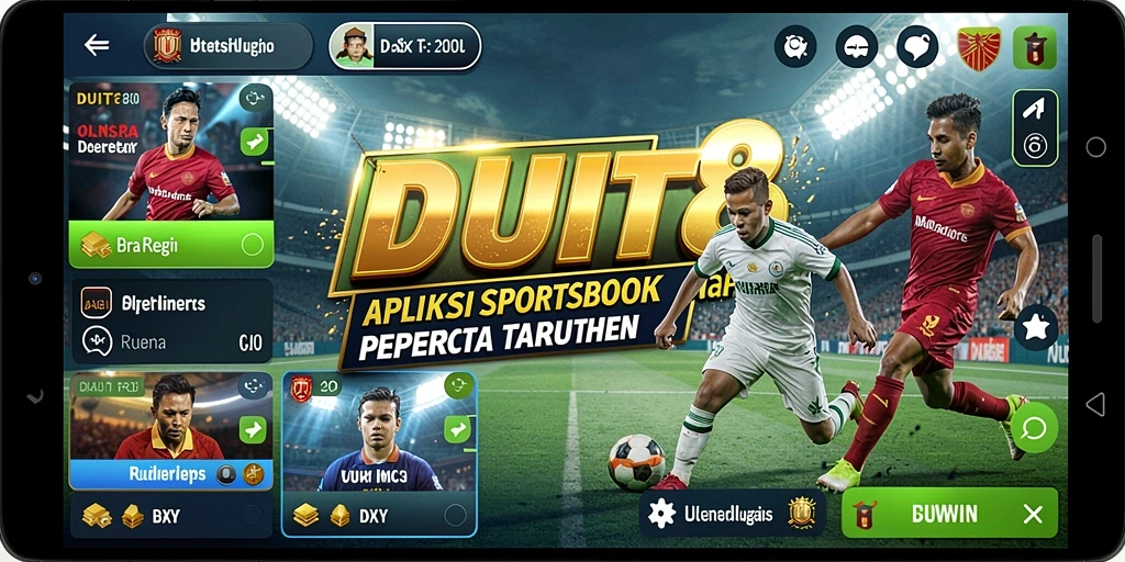 Screenshot gameplay menarik dari aplikasi Sportsbook DUIT8.