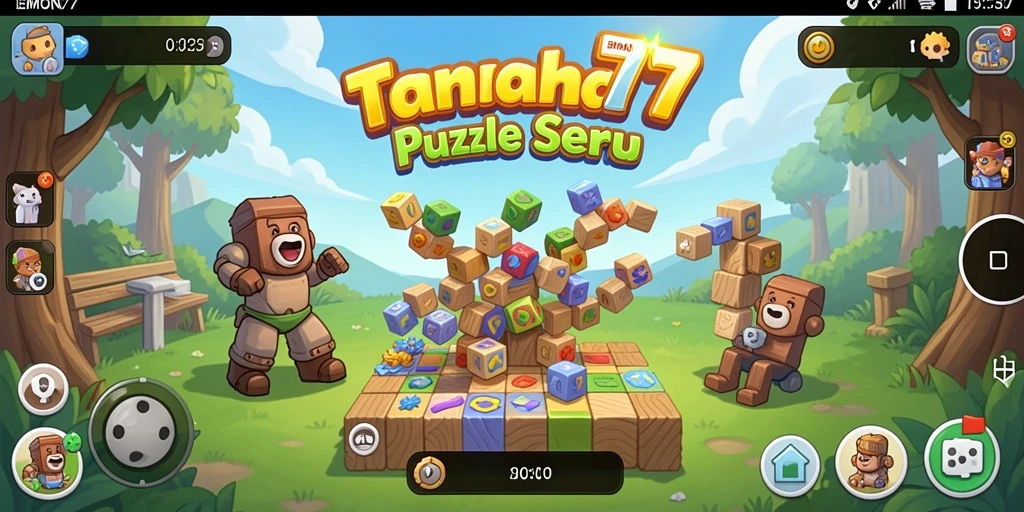 Tampilan gameplay seru dari EMON77 yang menantang.