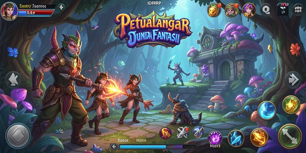 Tampilan menarik saat menjelajahi dunia petualangan IDRRP.