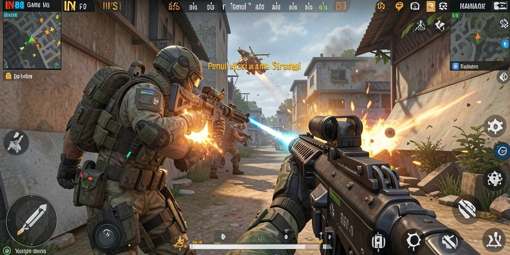 Gameplay aksi mendebarkan di IN88 dengan grafis tajam.