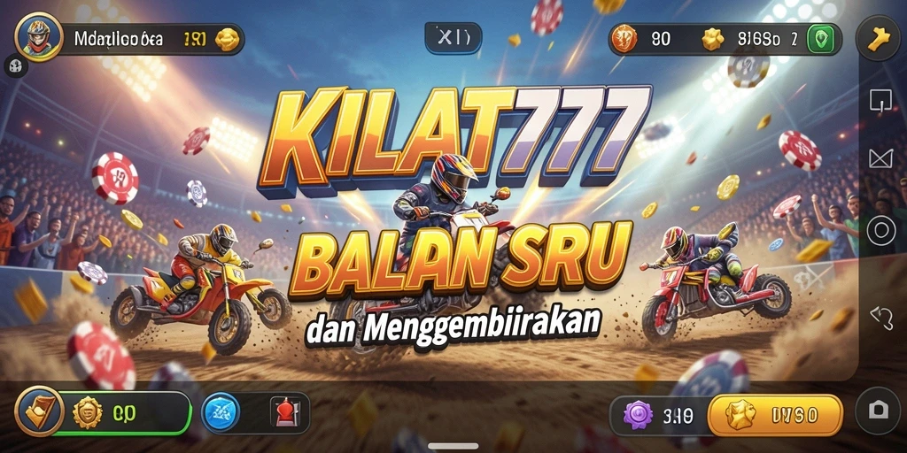 Gameplay KILAT777 yang menegangkan di lintasan balap.