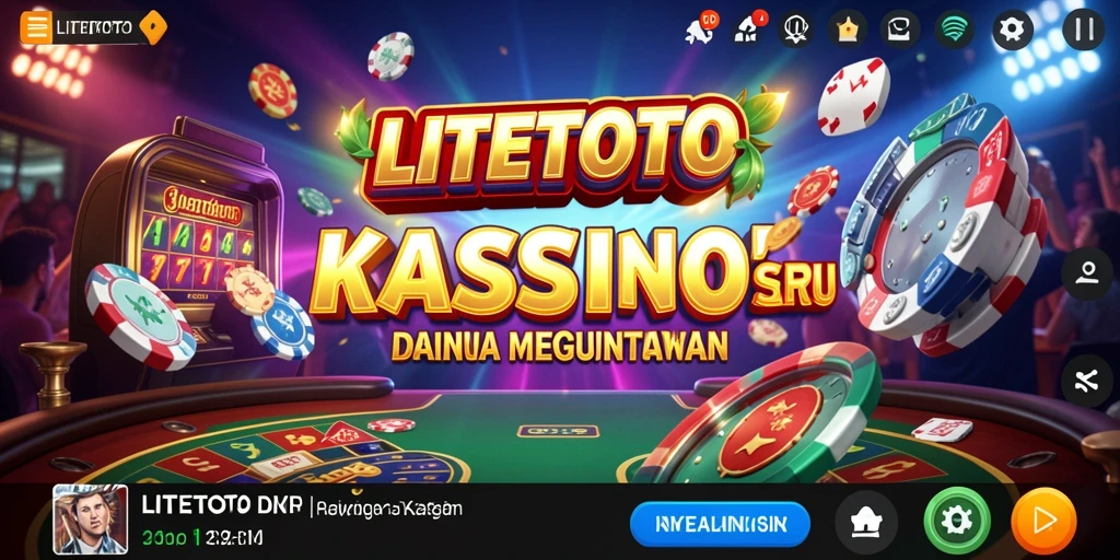 Tampilan gameplay menarik LITETOTO dengan berbagai permainan Kasino.