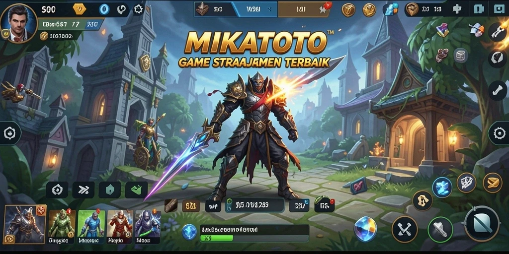 Tampilan gameplay MIKATOTO saat bertanding dengan pemain lain.