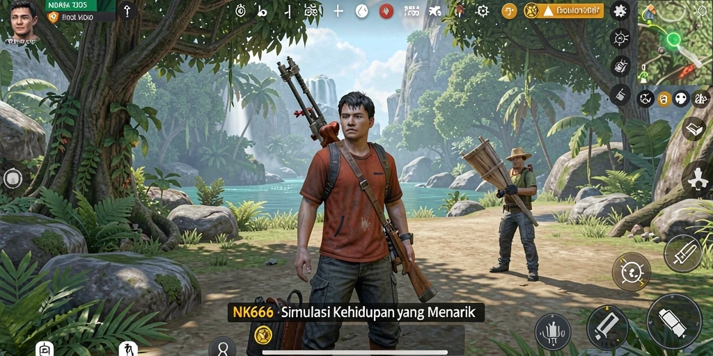 Tampilan gameplay NK666 yang interaktif dan menyerukan