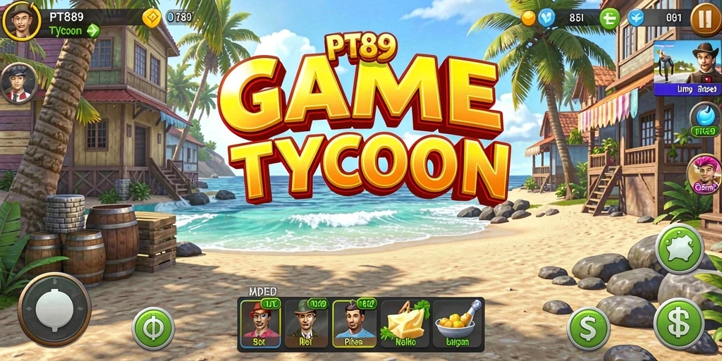 Tampilan gameplay Tycoon yang seru dan menarik dari PT89.