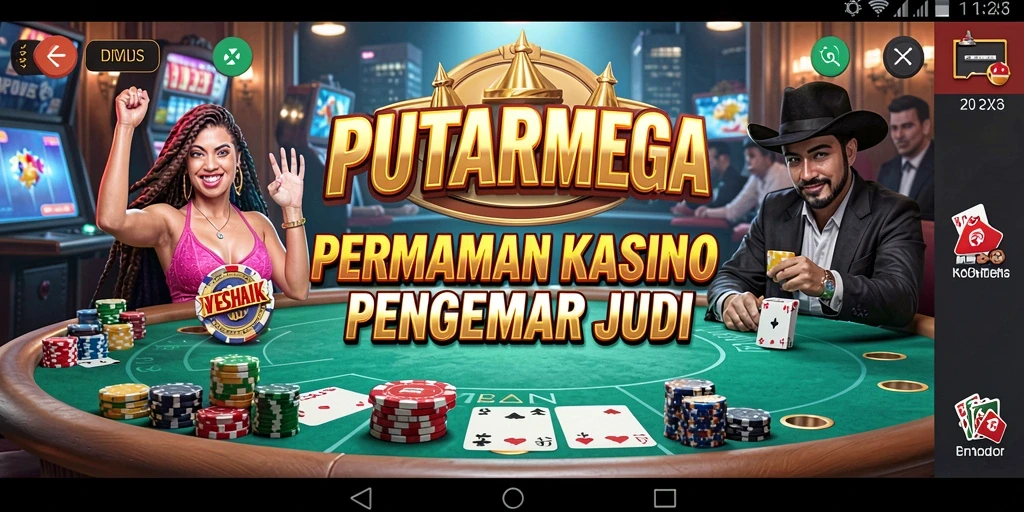 Gameplay menarik PUTARMEGA dengan grafis menawan dan fitur interaktif.