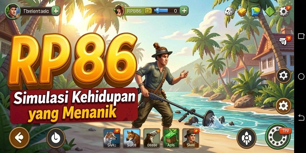 Screenshot gameplay yang menampilkan aksi seru dalam simulasi kehidupan.