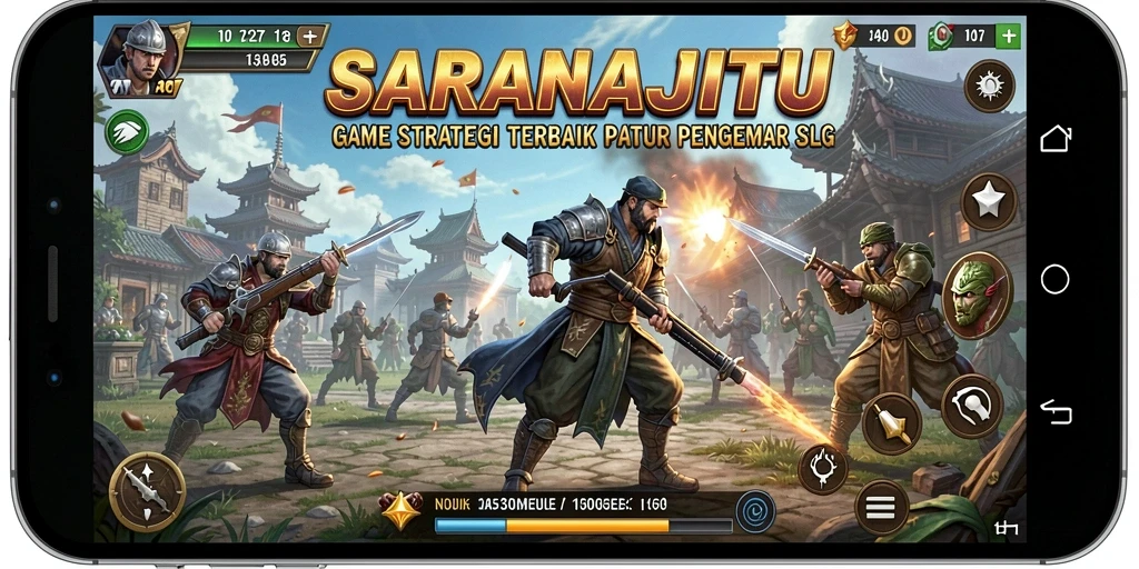 Tampilan gameplay SLG yang mendebarkan dan penuh strategi.