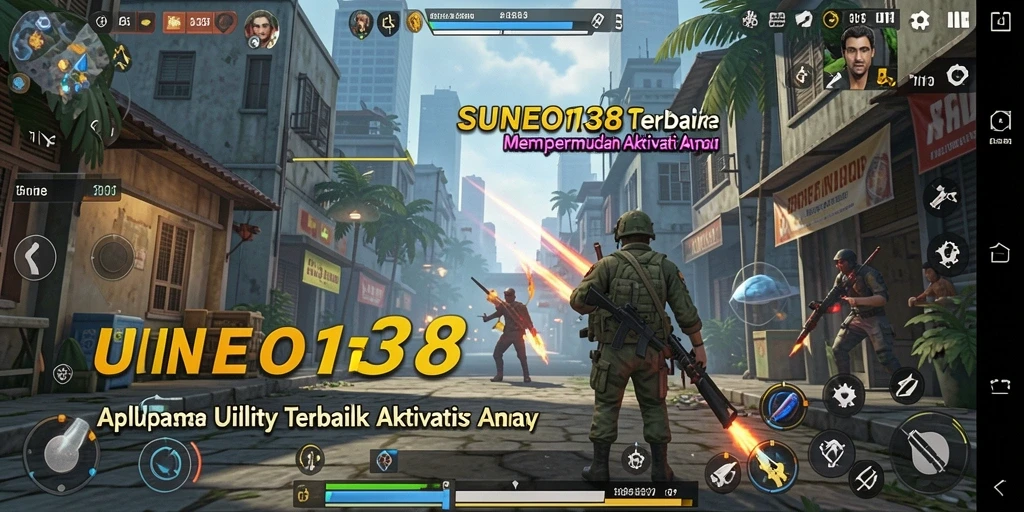 Tampilan utama SUNEO138 dengan berbagai fitur Utility yang bermanfaat.