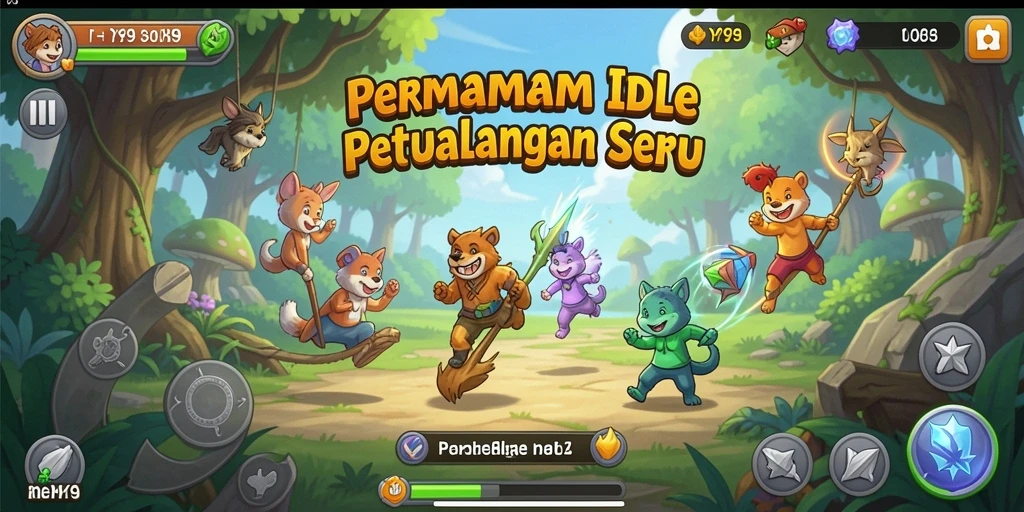 Tampilan gameplay Y89 yang menarik dan penuh warna.